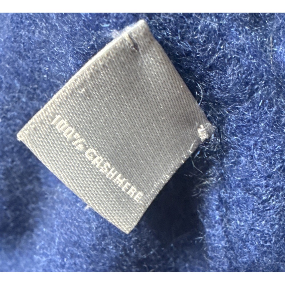 Neiman Marcus Kids 100% Cashmere Royal Blue V-Neck Button Cardigan, Size 2 T - Picture 8 of 10